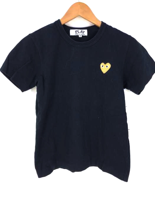 PLAY COMME des GARCONS(プレイコムデギャルソン) AD2015 ハート刺繍Tee レディース  M