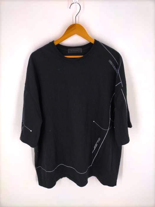 minsobi(ミンソビ) ビッグシルエットライン柄ロングTシャツ メンズ FREE