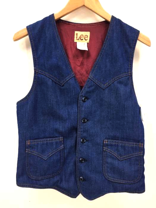 Lee(リー) usa製 70S デニムベスト ジレ メンズ 表記無