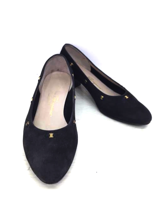 Salvatore Ferragamo(サルヴァトーレフェラガモ) イタリア製スウェードパンプス レディース US：6.5