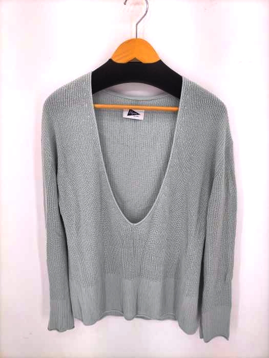 Pilgrim Surf+Supply(ピルグリム サーフサプライ) 21SS Roma Linen Deep-V Neck Knit レディース 0/S