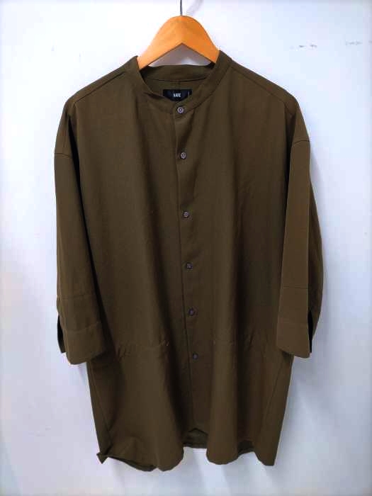 HARE(ハレ) 五分袖 バンドカラーシャツ メンズ JPN：M