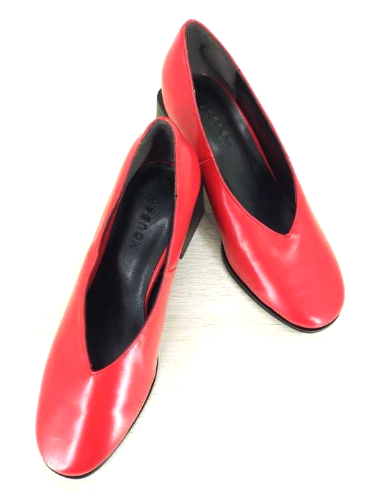 moussy(マウジー) CHUNK HEEL V PUMPS レディース  S