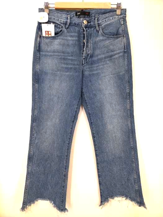 USED古着(ユーズドフルギ) {{3×1}}カットオフ加工デニムパンツ レディース  28