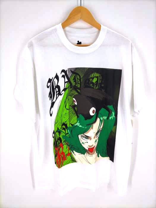 ジュンイナガワ JUN INAGAWA {{BILLIEEILSH}} GR8 プリント T-SHIRT メンズ JPN：XL