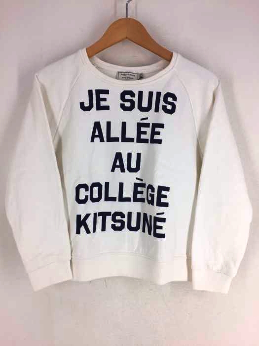 MAISON KITSUNE メゾンキツネ(メゾンキツネ) JE SUIS ALLE AU COLLEGE KITSUNE SWEATER レディース S