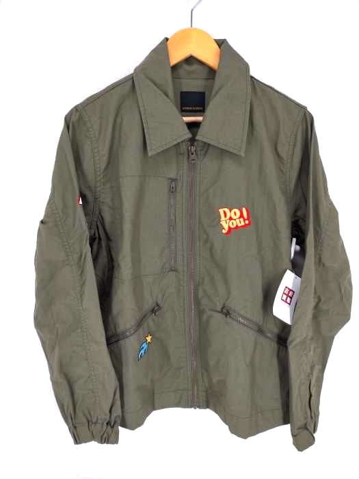 ヒステリックグラマー HYSTERIC GLAMOUR HYS RABBIT ミリタリーZIPジャケット レディース  FREE
