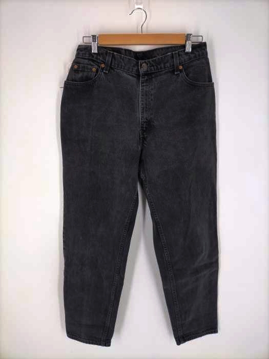 リーバイス Levis 90S 550 USA製 RELAXED FIT  後染めブラックデニムパンツ メンズ JPN：M