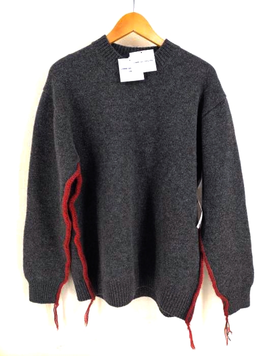 コムデギャルソンオム COMME des GARCONS HOMME AD2022 22AW ラムウールニット メンズ JPN：M