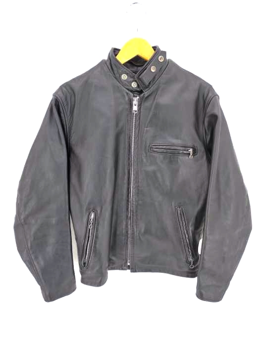 ショット Schott 641 シングルライダースジャケット ライナー付 メンズ US：36