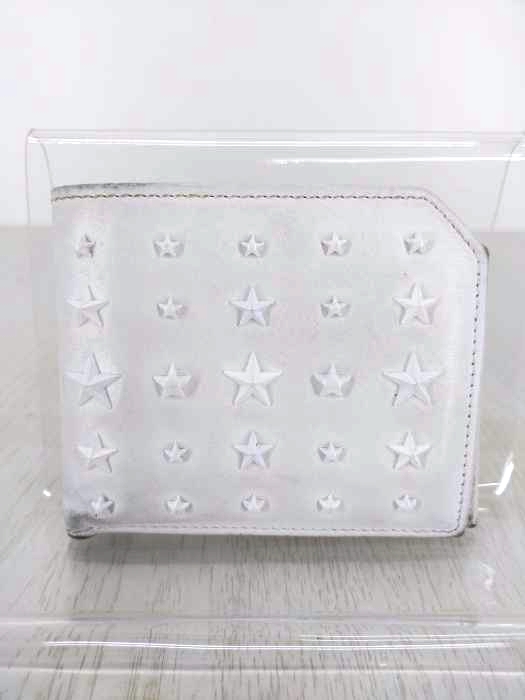 ジミーチュウ JIMMY CHOO スタースタッズ 二つ折り財布 レディース  無