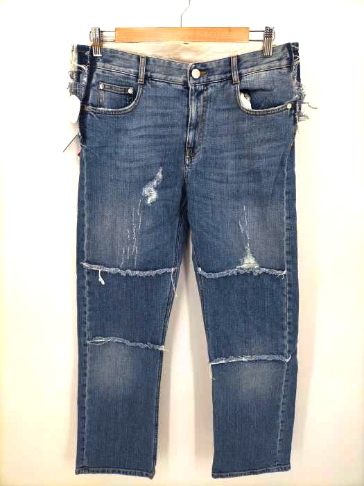 ステラマッカートニー STELLA McCARTNEY ダメージ加工デニムパンツ レディース  27