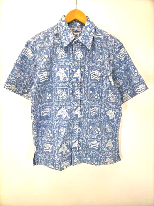 Reyn Spooner(レインスプーナー) 総柄B.D S/S シャツ メンズ トップス カジュアルシャツ