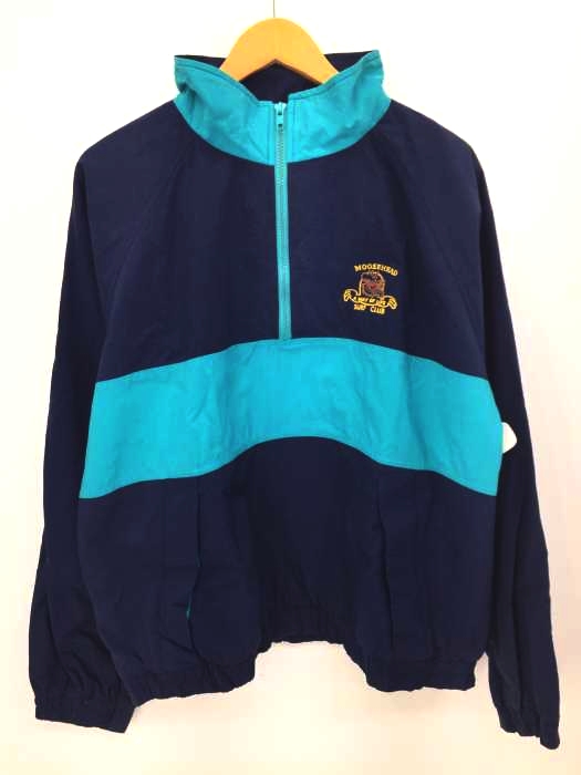 LANDS END(ランズエンド) 90S プルオーバーハーフジップナイロンジャケット メンズ JPN：L