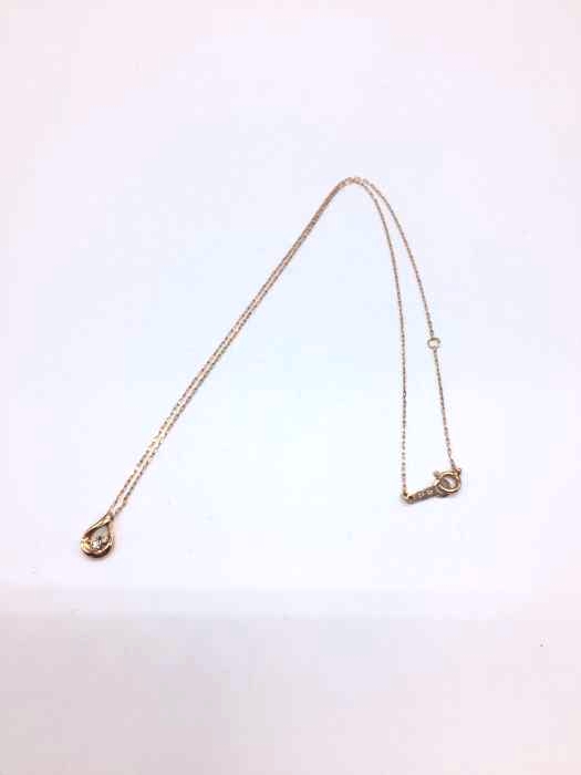 4℃(ヨンドシー) K10 エターナルシルバーネックレス レディース 表記無