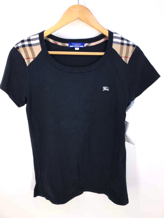 BURBERRY BLUE LABEL(バーバリーブルーレーベル) フロントロゴTシャツ レディース 38