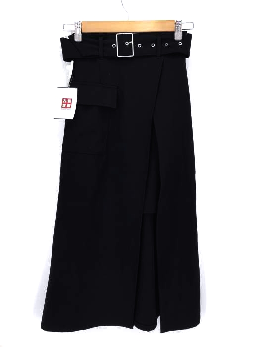 GRL(グレイル) ベルト付アシンメトリースリットタイトスカート レディース JPN:S