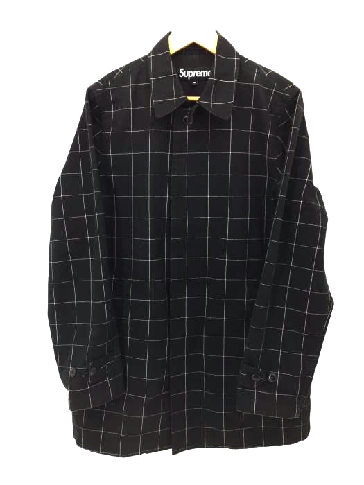 Supreme(シュプリーム) チェック柄ステンカラーコート メンズ JPN：M