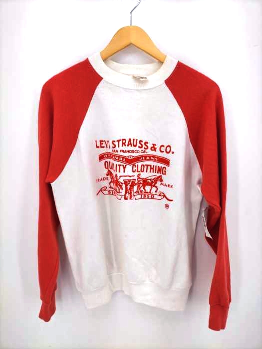 Levis(リーバイス) MADE IN ITALY フロッキープリントスウェット メンズ import:L