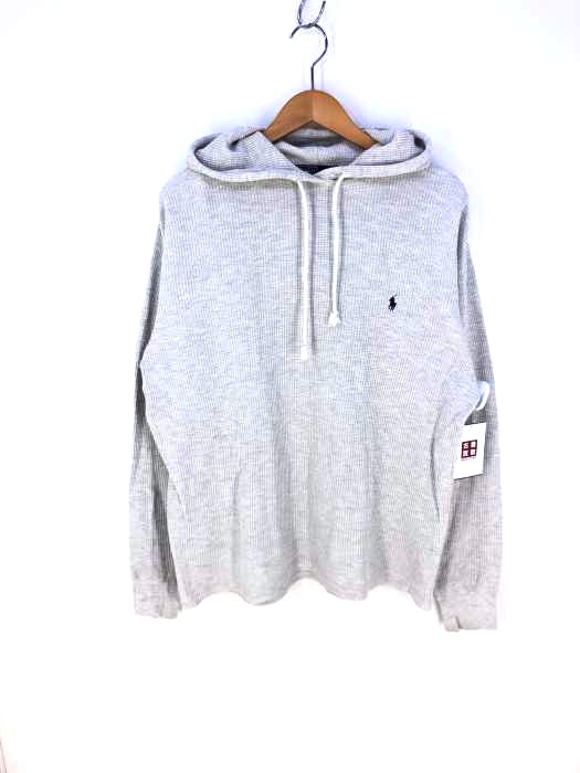 Polo by RALPH LAUREN(ポロバイラルフローレン) ポニーロゴワッフルプルオーバーパーカー メンズ  L
