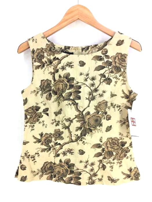 LAURA ASHLEY(ローラアシュレイ) バックボタン花柄ノースリーブ レディース  7