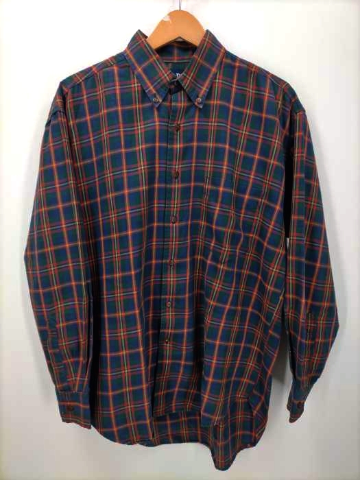 Gap(ギャップ) OLDボタンダウンチェックシャツ メンズ JPN：M