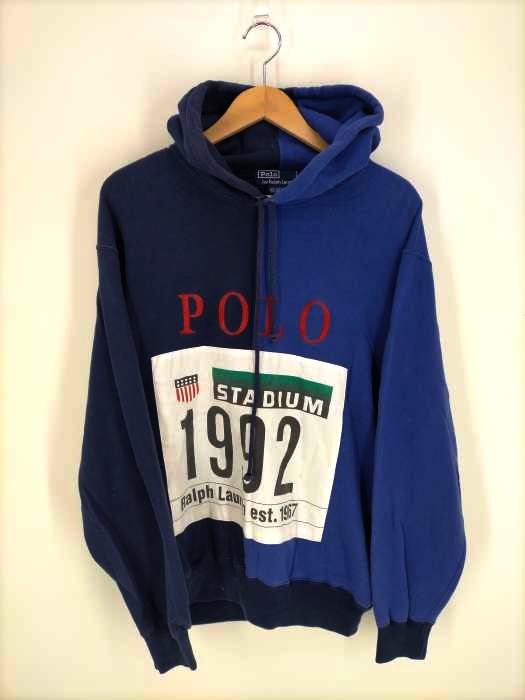 Polo by RALPH LAUREN(ポロバイラルフローレン) 1992 Stadium Collection フーデッドパーカー メンズ  L