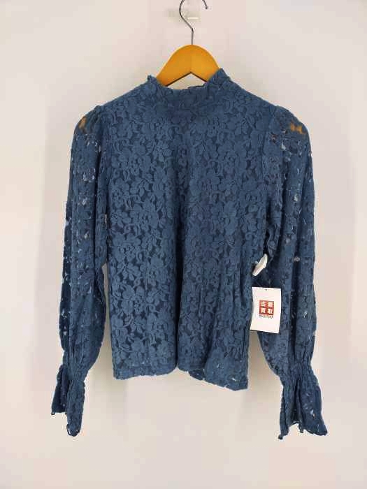 マウジー moussy SHRRING LACE TOP レディース  FREE