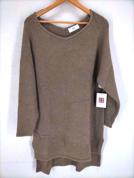AZUL by moussy(アズールバイマウジー) BELT SET V NECK KNIT TUNIC レディース  M