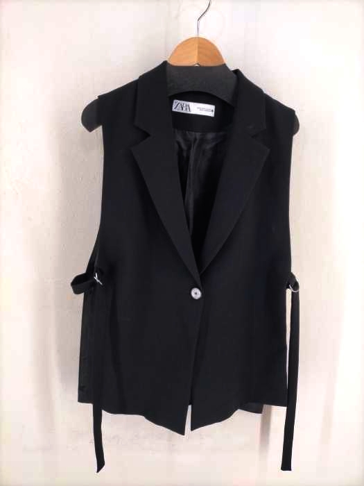 ZARA(ザラ) サイドオープン ノースリーブテーラード レディース JPN:M