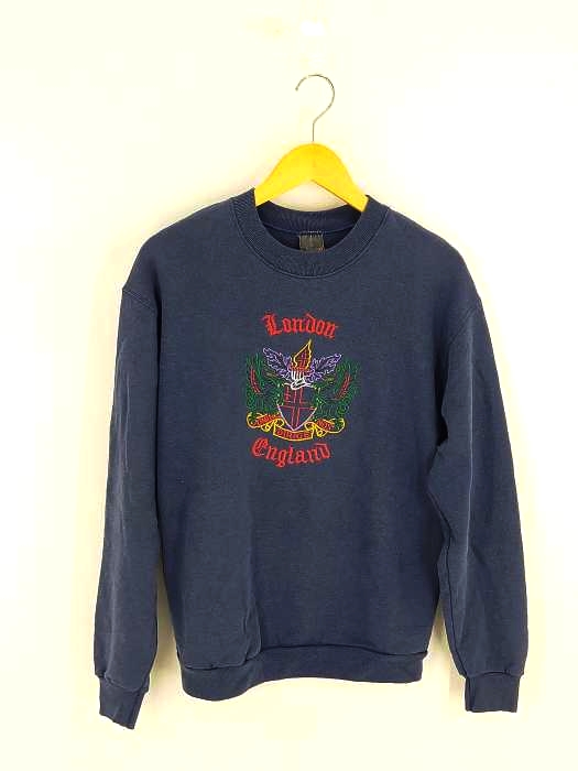 ユーズドフルギ USED古着 90s SCREEN STARSボディ 刺繍クルーネックスウェット メンズ JPN：M