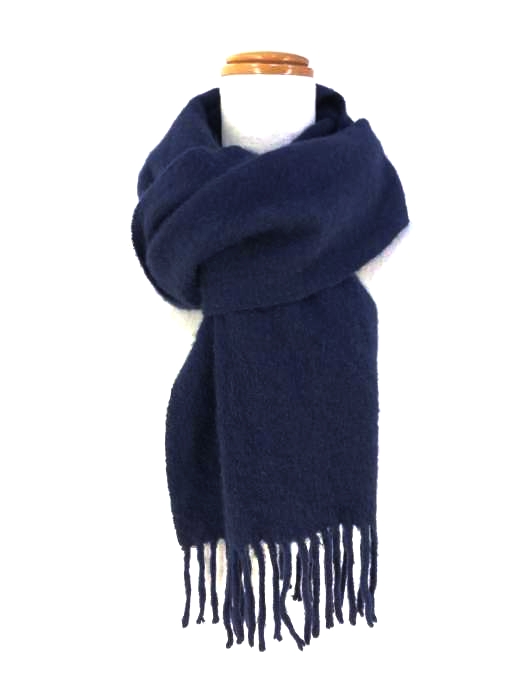 ランバンオンブルー LANVIN en Bleu フリンジマフラー メンズ  無