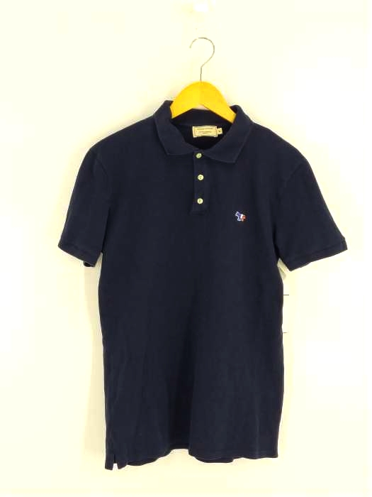 maison kitsune(メゾンキツネ) 鹿の子 S/S ポロシャツ メンズ import：M