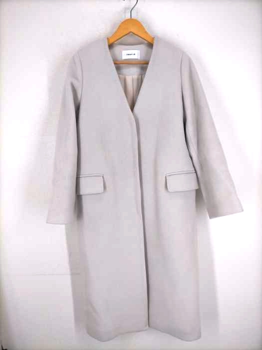 FRAY I.D(フレイアイディー) 18AW ノーカラーコート レディース  1