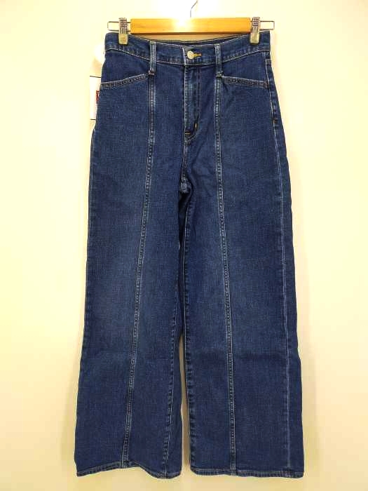Gap(ギャップ) WIDE LEG HR SE デザインワイドデニムパンツ レディース US：26-27