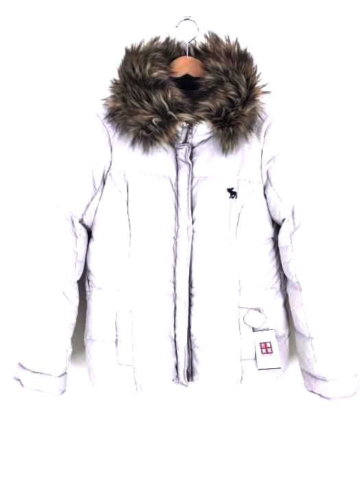 Abercrombie & Fitch(アバクロンビーアンドフィッチ) ファー付きダウンコート レディース  L