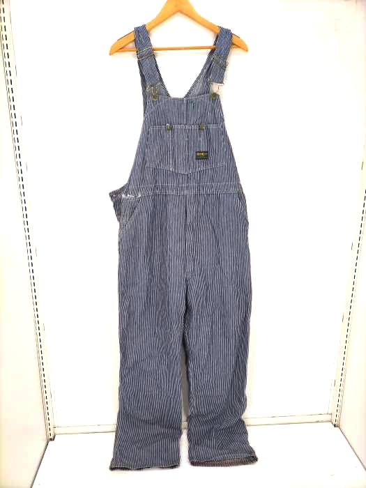 OSHKOSH(オシュコシュ) 60S ヒッコリーストライプ オーバーオール 42TALON メンズ  42x34