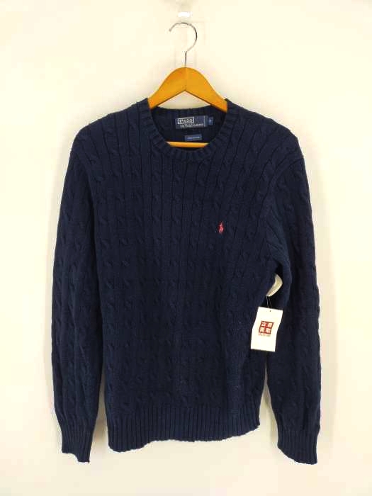 ポロバイラルフローレン Polo by RALPH LAUREN ケーブルコットンニット メンズ import：M