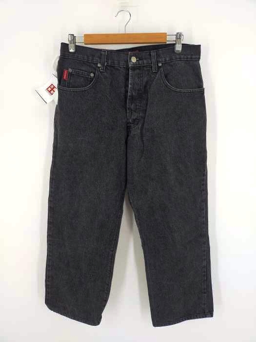 ステューシー Stussy OLD 赤タグ USA製 ブラック ボタンフライデニム メンズ  34R