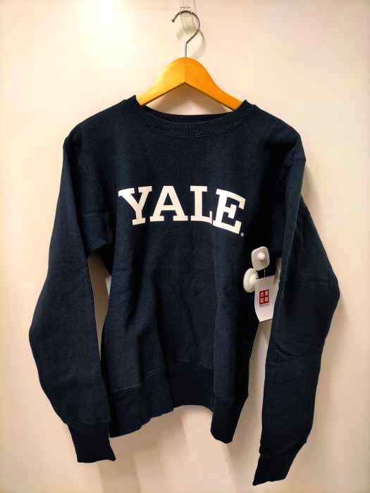 チャンピオン Champion 赤単復刻 YALEラバープリント REVERSE WEAVE メンズ JPN：L