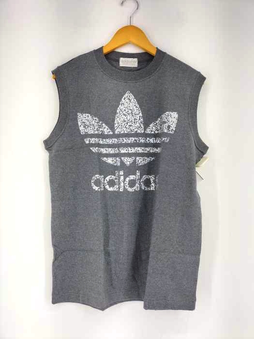 アディダス adidas デサント製 ノースリーブ メンズ  L-O