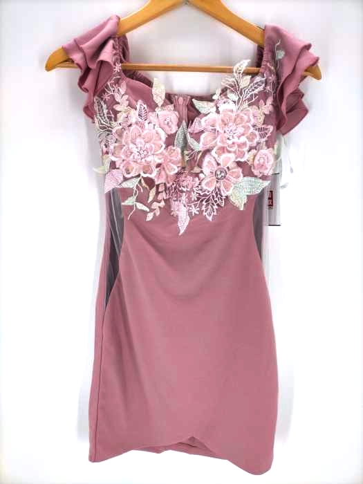 ユーズドフルギ USED古着 {{dazzy}}ミニドレス レース  レディース JPN：M