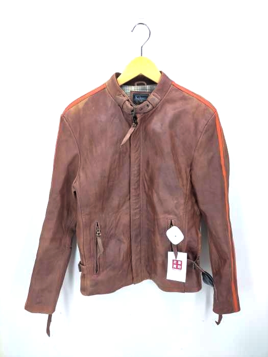 ショット Schott Classic Racer Jacket カウレザー ヴィンテージ加工 メンズ JPN：M