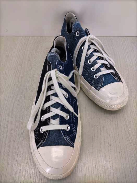 CONVERSE(コンバース) CT70 CHUCK TAYLOR ALL STAR 1970 OX RENEW デニムパッチワークスニーカー メンズ JPN：27.5