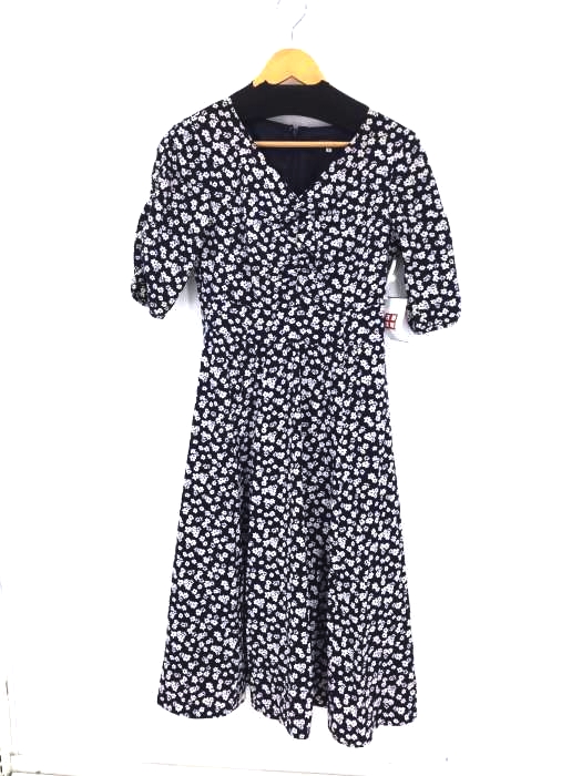 JUSGLITTY(ジャスグリッティー) 19SS レトロフラワープリントワンピース レディース JPN：1