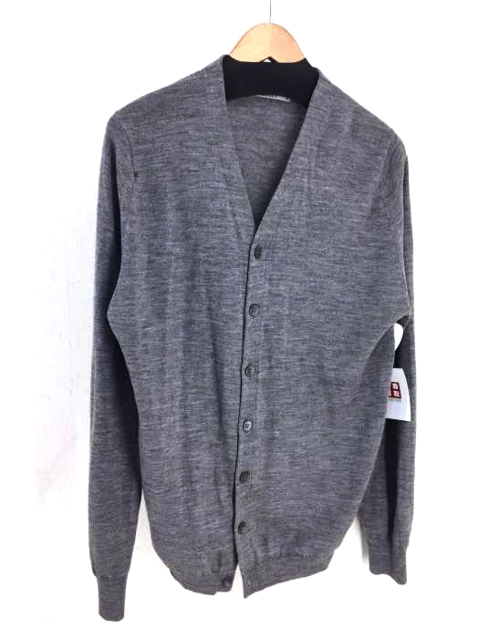 JOHN SMEDLEY(ジョンスメドレー) イングランド製 ウールカーディガン メンズ JPN：M