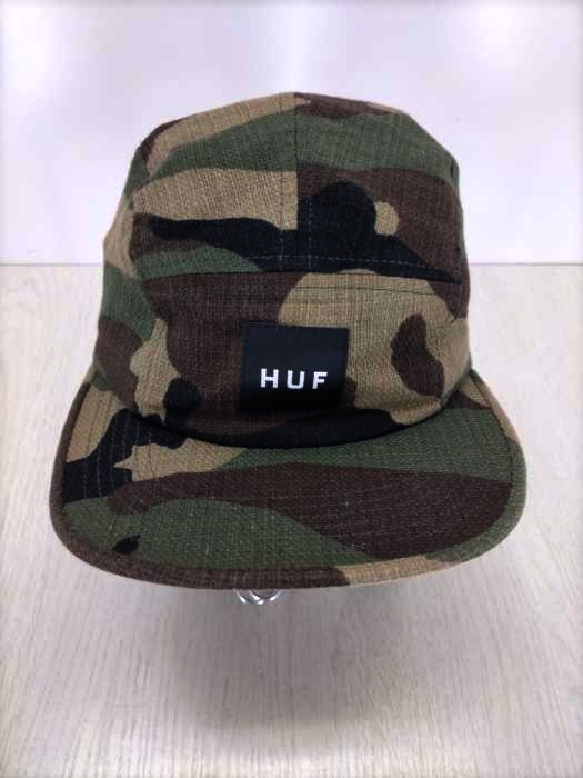 HUF(ハフ) ウッドランドカモ ロゴパッチジェットキャップ メンズ 表記無