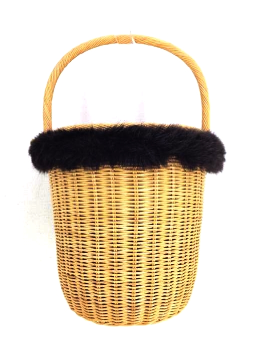 beautiful people(ビューティフルピープル) RATTAN ROUND BASKET レディース 表記無