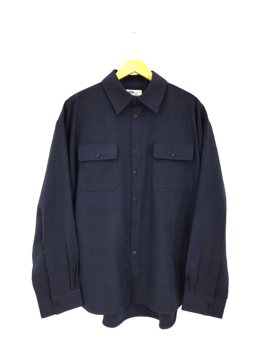 USED古着(ユーズドフルギ) Oili オイリー ハウンドトゥースワークシャツ メンズ FREE