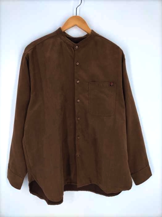 UNIVERSAL OVERALL(ユニバーサルオーバーオール) 19AW フェイクスウェードバンドカラーシャツ メンズ JPN：L